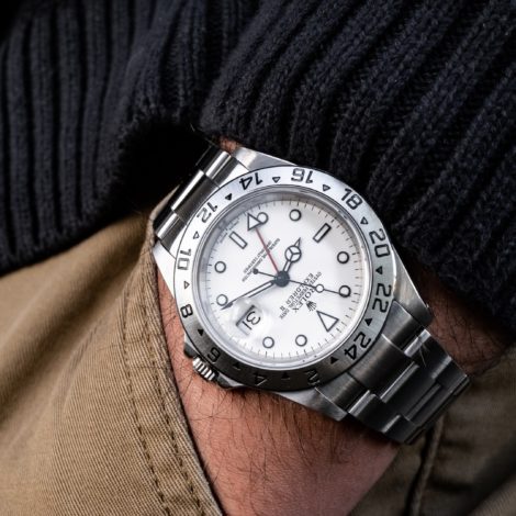 On Hands of Cheap Rolex Explorer II 16570 Watch
